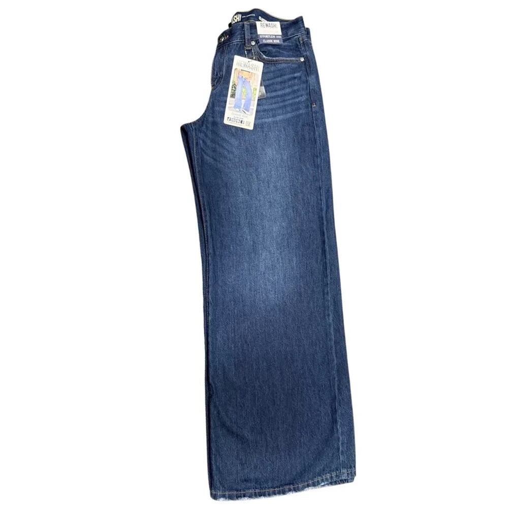 Rewash A-Line Classic Rise Wide Leg Jeans
